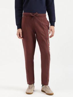 United Colors of Benetton - Printed Regular Fit Emblem Peached Fleece Trackpant