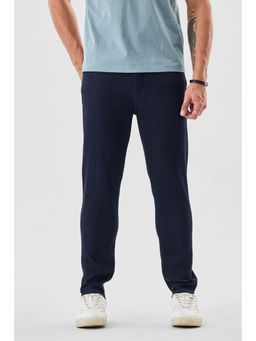 Snitch - Dark Blue Washed Slim Fit Casual Luxe Jeans for Men