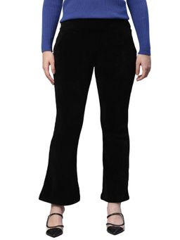 Global Republic - Women 2-pocket Black Corduroy High Rise Bootcut Jegging