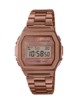 Casio - Vintage A1000RG-5EF Rose Gold Digital Dial Rose Gold Stainless Steel Band D197