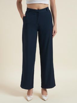 Beatnik - Navy Blue Twill Plain Trouser