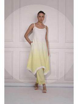 Ruhm - Ivory Khadi Kurta with Pant (Set of 2)