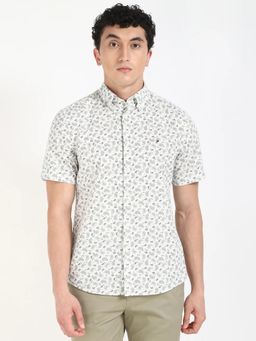 Tommy Hilfiger - Printed Regular Fit Cotton Casual Shirt