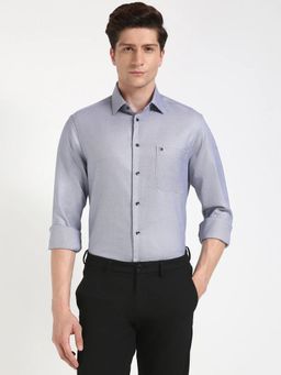 Tommy Hilfiger - Printed Regular Fit Cotton Formal Shirt