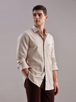 Tommy Hilfiger - Self-Design Regular Fit Cotton Casual Shirt