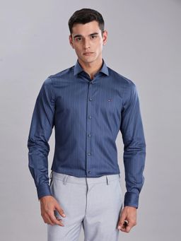 Tommy Hilfiger - Regular Fit Cotton Spread Collar Formal Shirt