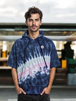 WOODLAND - A Skating Monk's Mens Blue Fs Hooded Sweatshirt