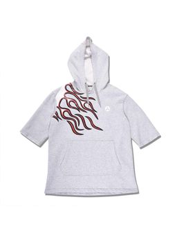 WOODLAND - A Skating Monk's Mens Grey Fs Hooded Sweatshirt