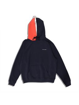 WOODLAND - A Skating Monk's Mens Navy Blue Fs Hooded Sweatshirt