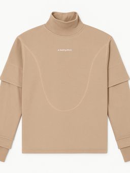 WOODLAND - A Skating Monk's Men Beige Tint Fs Sweatshirt