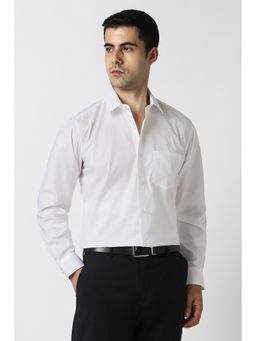 Van Heusen - Men White Full Sleeves Formal Shirt