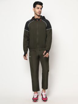 Dida - Hooded Quick-Dry Olive Hoodie with Track Pant