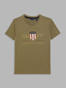 GANT - Kids Olive Printed T-shirt