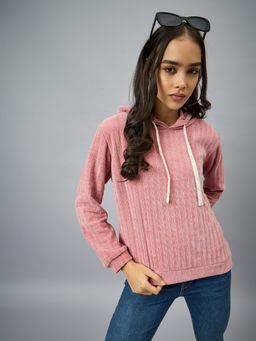 Club York - Pink Striper Sweatshirt