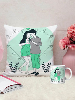 DecorTwist - Printed Cushion And Mug Special Unique Birthday, Wedding, Anniversary Gifts