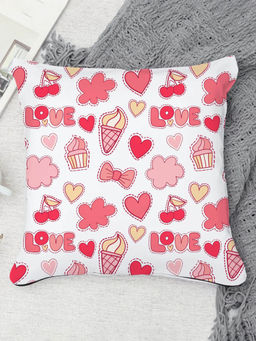 DecorTwist - Printed Cushion Cover With Filler