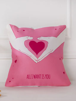 DecorTwist - Printed Cushion Cover With Filler