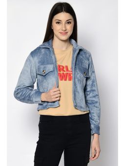 PRETTY LOVING THING - Women Solid Casual Jacket In Blue