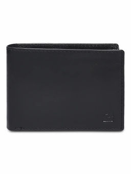 Spykar - Men Black Leather Bi-Fold Wallet