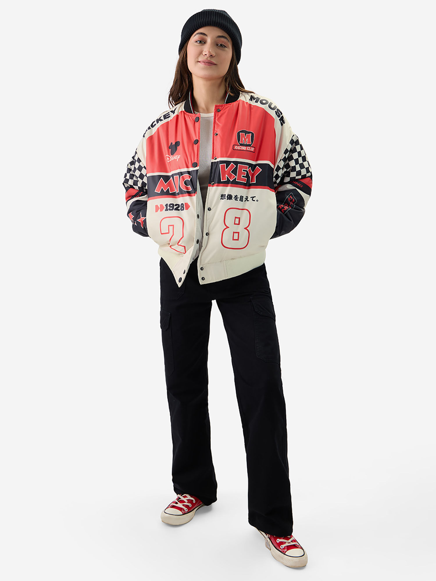 Buy The Souled Store Mickey Mouse: Racing Club 28 Women Oversized