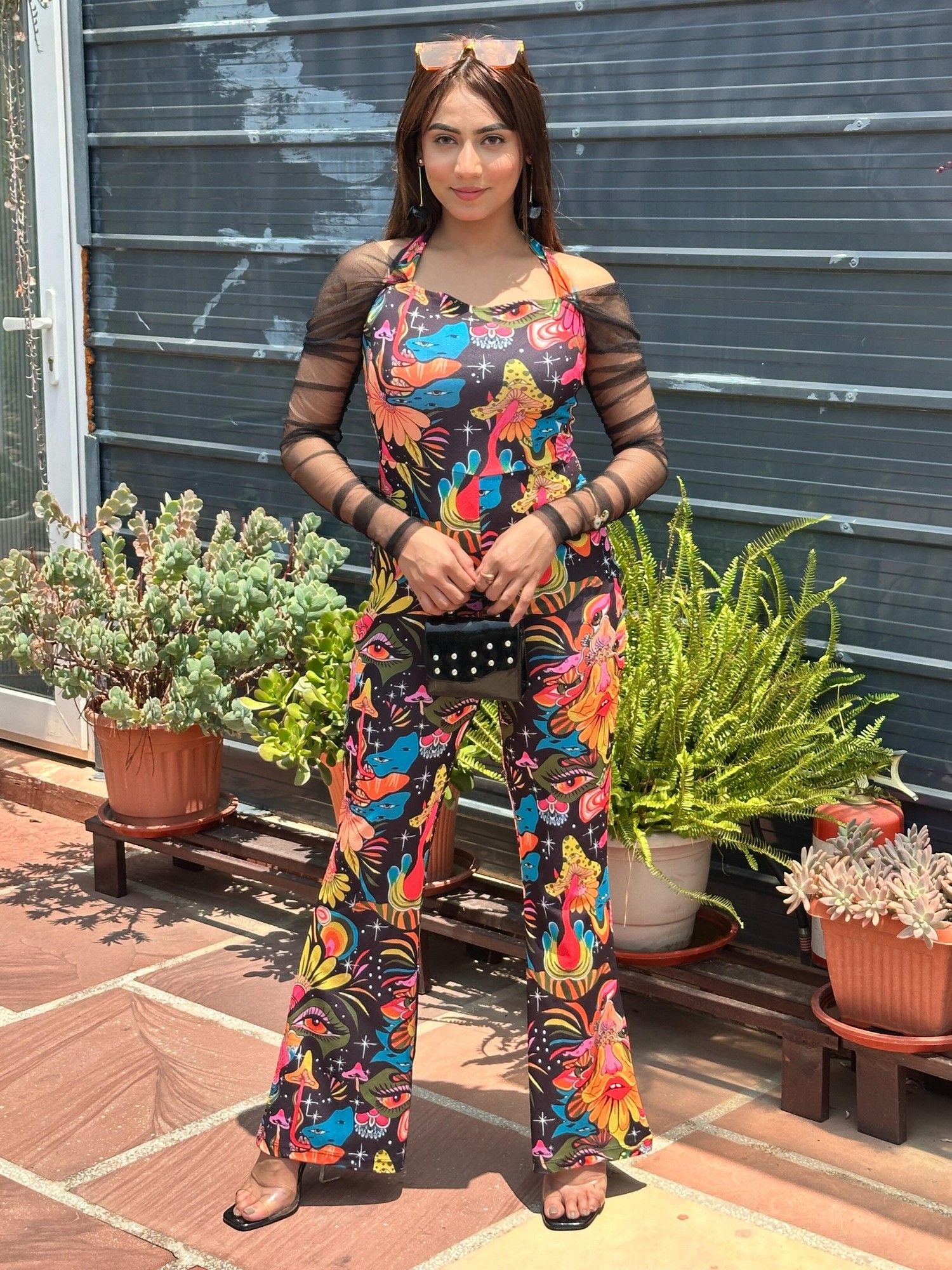 tandul Women Multi-Color Crepe Floral Jumpsuit-picture-32