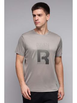 Reebok - Men Grey Printed T-Shirt