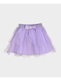 Mi Arcus - Purple Cotton Lining with Net Skirt for Girls