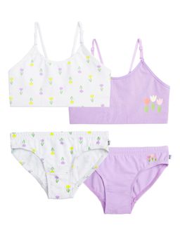 Plan B - Tulips Training Bras & Underwears (Set of 2)