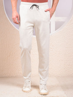 CRIMSOUNE CLUB - Men Grey Cotton Trackpant