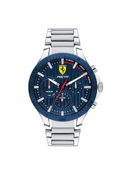 Scuderia Ferrari - PISTA DUAL TRACK Multifunction Blue Round Dial Men's Watch - 0830855