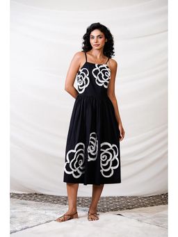 Dearme - Blue Night Blossom Dress