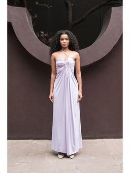 SOTBELLA - Lavender Draped Gown