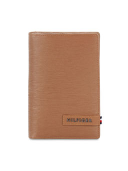 Tommy Hilfiger - Kongsvinger Men Leather Passport Case Wallet For Men - Tan