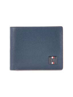 Tommy Hilfiger - Calogero Men Leather Global Coin Wallet For Men - Navy
