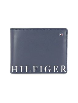 Tommy Hilfiger - Horten Men Leather Passcase Wallet For Men - Navy