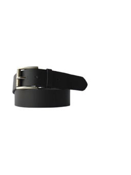 BELWABA - Mens Black Leather Belt