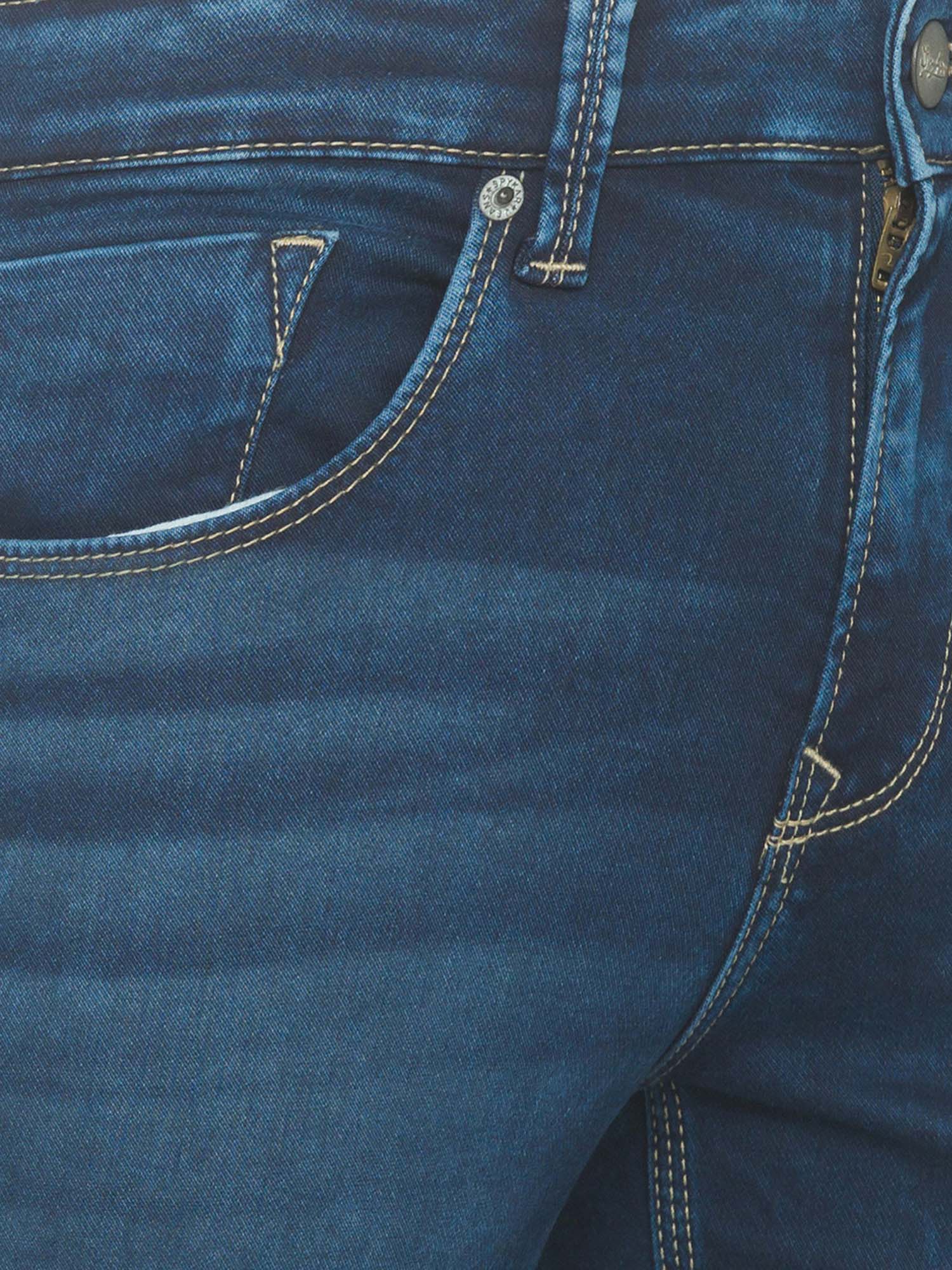 Buy Spykar Men Blue Regular Fit Jeans 