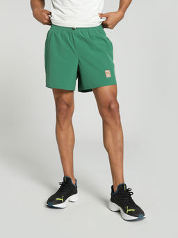 Puma - x First Mile Men Green Woven Running Shorts