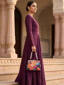 ROCIA - Women Multi-Color Floral Printed Clutch