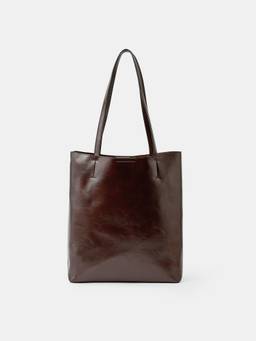 Accessorize London - Women Brown Faux Leather Tote Bag