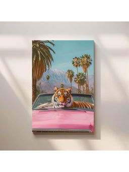 Anciq - Bitty Bopp Cool Tiger In Convertible Canvas Painting