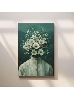 Anciq - Bitty Bopp Floral Head Portrait Canvas Painting