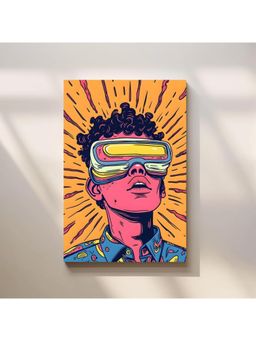 Anciq - Bitty Bopp Retro Futuristic Visor Pop Art Canvas Painting