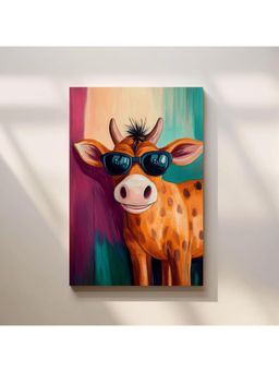 Anciq - Bitty Bopp Cool Giraffe Pop Art Canvas Painting