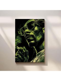 Anciq - Bitty Bopp Neon Green Urban Portrait Canvas Painting
