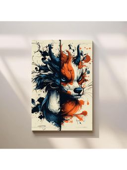 Anciq - Bitty Bopp Dual Fox Fusion Canvas Painting