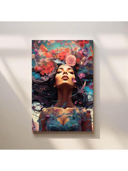 Anciq - Bitty Bopp Floral Goddess Canvas Painting