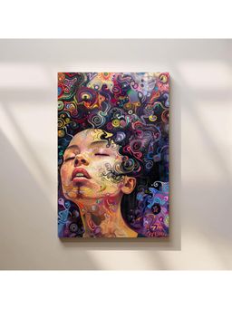Anciq - Bitty Bopp Psychedelic Dream Portrait Canvas Painting