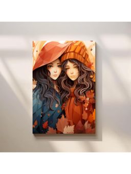Anciq - Bitty Bopp Autumn Twin Portrait Canvas Painting