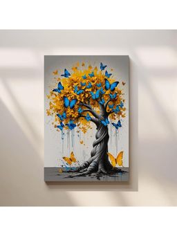 Anciq - Bitty Bopp Blooming Butterfly Tree Canvas Painting